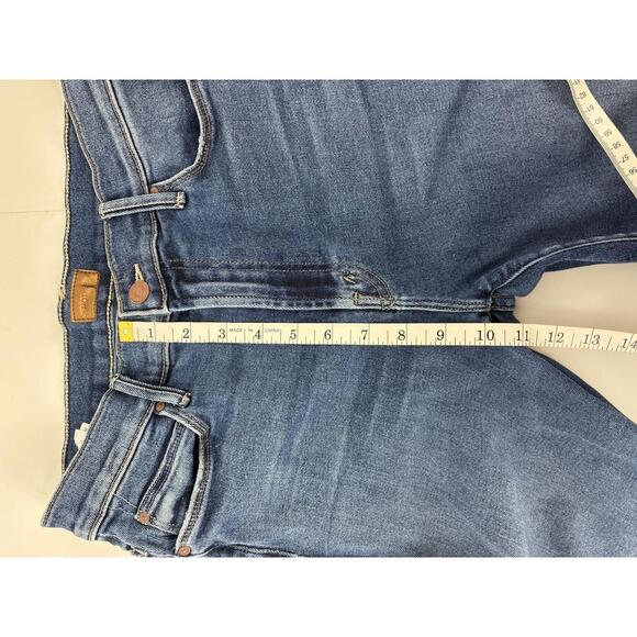 Mother The Stunner Zip Ankle Step Fray Distressed Skinny Jeans Size 29 - Picture 7 of 9